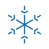 雪花图标，表示低温性能