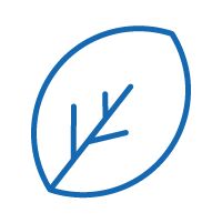 叶片图标，表示环保