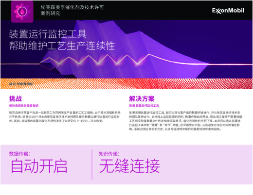 催化剂及技术许可案例分析：InFocus™装置运行监控工具帮助维护工艺生产连续性