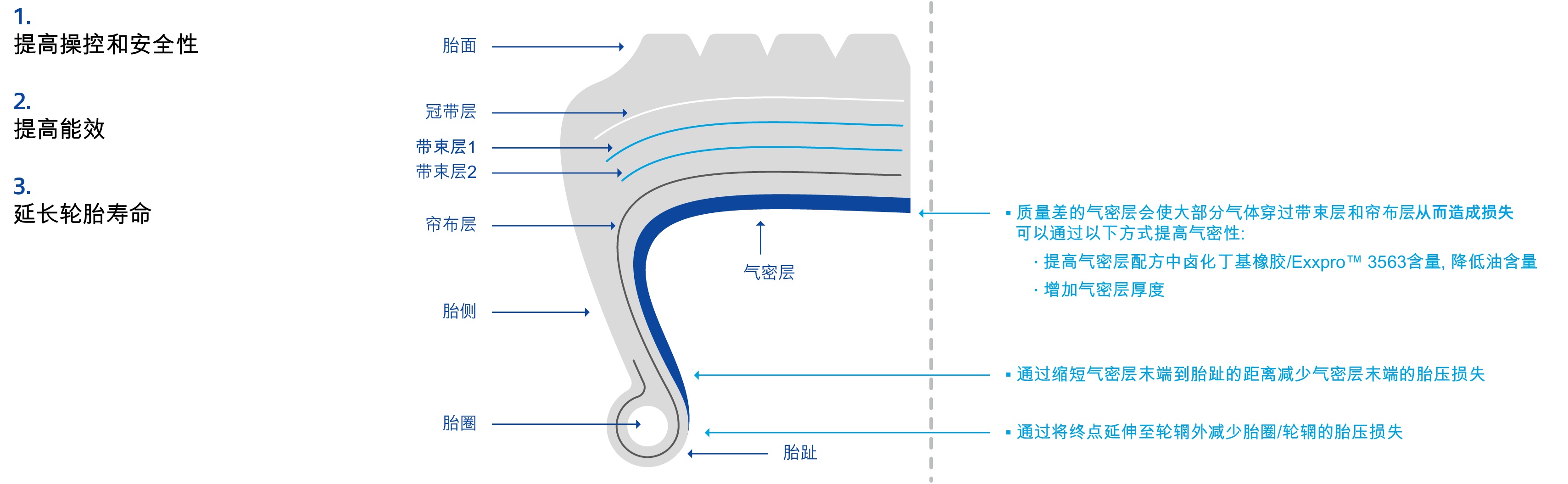 轮胎截面图