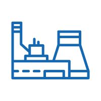 工厂图标，表示在工厂之外延伸的价值