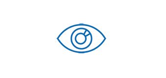 blue eye icon for optics